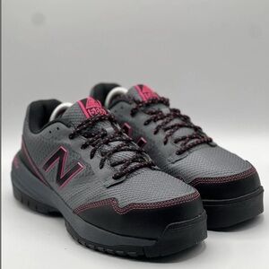 New Balance 589 1v Women's Gray and Pink Sneakers composite toe